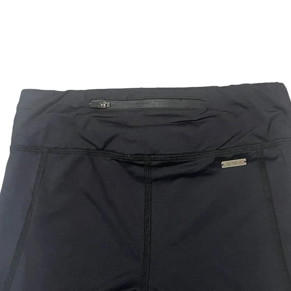ALALA Black Mesh Leggings Capris High Rise Athleisure Size X Small - Picture 4 of 10